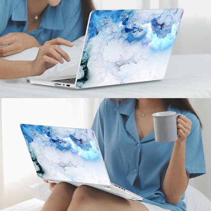 Mektron Case for 2026 M5 MacBook Pro 16 inch A3429 A3428 M4 A3403 A3186 M3 A2991 M2 A2780 M1 A2485 (2021-2025) Pro/Max with Liquid Retina XDR, Hard Shell Plastic Laptop Cover, Cloud & Lightning
