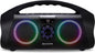 AIWA Portable Boombox - Waterproof Bluetooth Speaker, Rechargeable Wireless Boombox with Multi Color LED Lighting and Digital Display, AUX Input and Carry Handle, 15 Hour Playtime