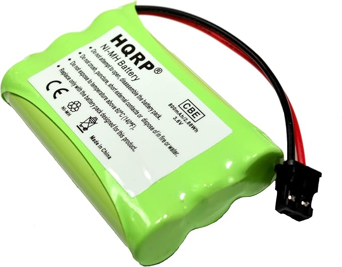 HQRP 5-Pack Cordless Phone Battery Compatible with Uniden PowerMax 5.8GHz 30878864022, Powermax 2.4 GHz, GE TL26402, GP 80AAALH3BMX, 80AAALH3BMZ Replacement
