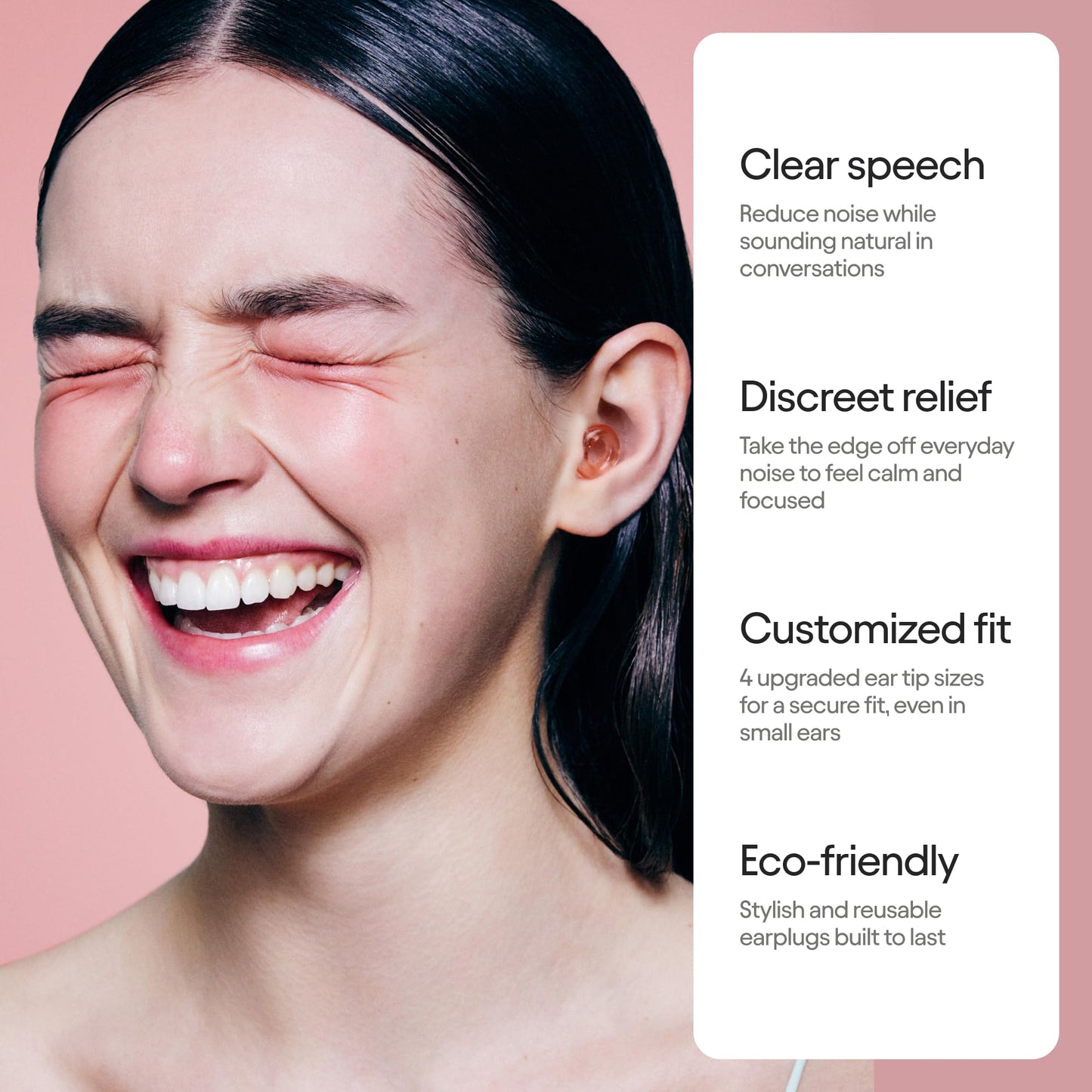 Loop Engage 2 Ear Plugs - Everyday Noise Relief with Clear Speech