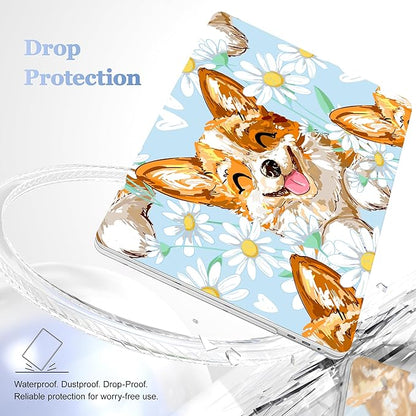 for MacBook Pro 16 inch Case 2019 2020 Release Model A2141, Plastic Hard Shell Cover with Keyboard Cover & Screen Protector for MacBook Pro 16 inch with Touch Bar & Touch ID, Cute Corgi Dog