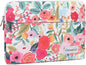 Canvaslove Floral Pattern Laptop Sleeve Case Cover with Pocket for MacBook Pro 14 inch and 14 inch-14.4 inch HP, Lenovo, Dell, ASUS, Acer Notebook Computer