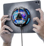 iPad Cooler,Magnetic Tablet Cooler for ipad/Surface pro/Samsung Tab,Compatible for Steam Deck,Universal Radiator with Temperature Display for Mobile Gaming,Tiktok Live Streaming