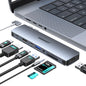 USB C Adapter HDMI USB Multiport Hub, 8 in 2 Accessories MacBook