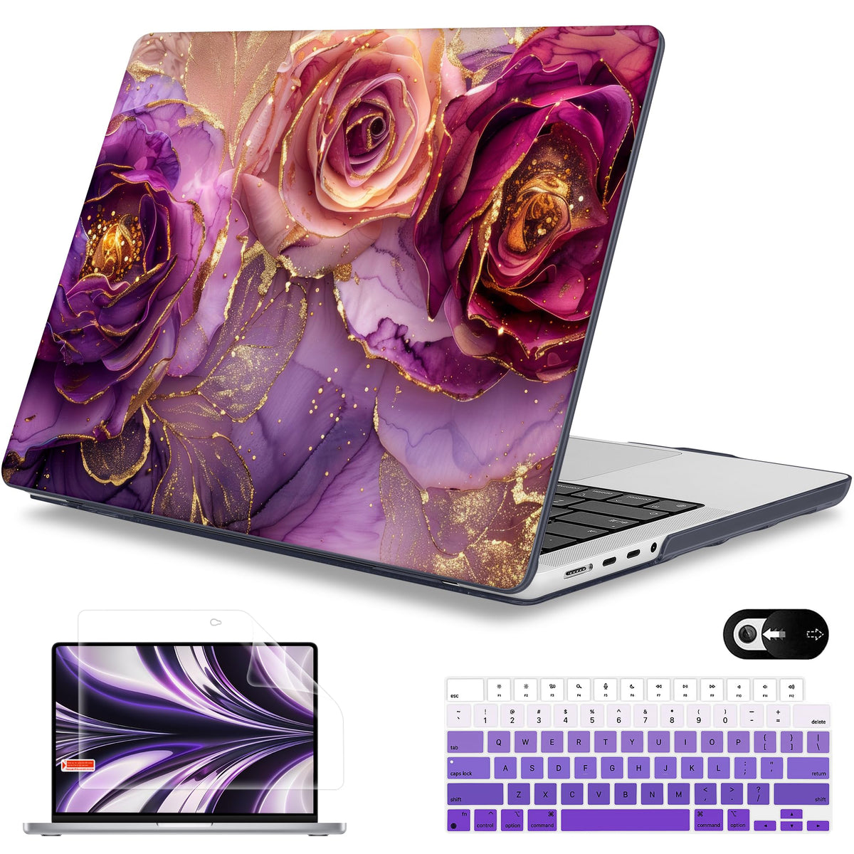 Mektron Case for 2026 M5 MacBook Pro 16 inch A3429 A3428 M4 A3403 A3186 M3 A2991 M2 A2780 M1 A2485 (2021-2025) Pro/Max with Liquid Retina XDR, Hard Shell Plastic Laptop Cover