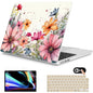 Mektron for 2026 MacBook Air 13-inch M5 Laptop Case A3449 with 13.6-inch Liquid Retina Display Fits 2025 A3240 M4 2024 A3113 M3 2023 A2681 M2 Printed Shell for MacBook Air 13.6", Colorful Floral