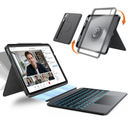 HOU Keyboard Case for iPad Air 11",Air 5/4 gen & iPad Pro 11" 1/2/3/4 gen
