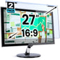 VINTEZ Blue Light Screen Protector for 27 Inch Computer Monitor and Laptop – Anti-UV Blue Light Blocking Film for Desktop PC, Eye Protection Filter, 24" x 14", 2 Pack