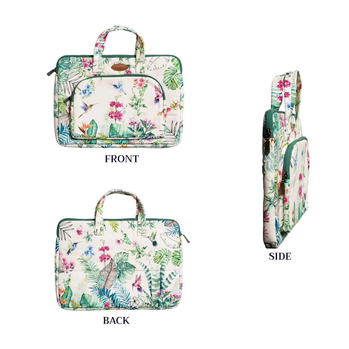 Maison d' Hermine Laptop Bag with Front Pocket Upto 15.5 inch Laptop Tablet