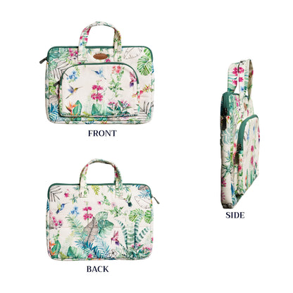 Maison d' Hermine Laptop Bag with Front Pocket Upto 15.5 inch Laptop Tablet