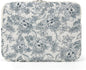 Puffy Laptop Sleeve 13-15.6 Inch Cute Quilted Laptop Protective Case Padded Floral Computer Sleeve for MacBook (B-Dark Blue, 11 Inch)