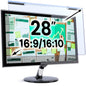 VINTEZ Blue Light Screen Protector for 14 Inch Computer Monitor and Laptop – Anti-UV Blue Light Blocking Film for Desktop PC, Eye Protection Filter, 12.6" x 8.1", 2 Pack