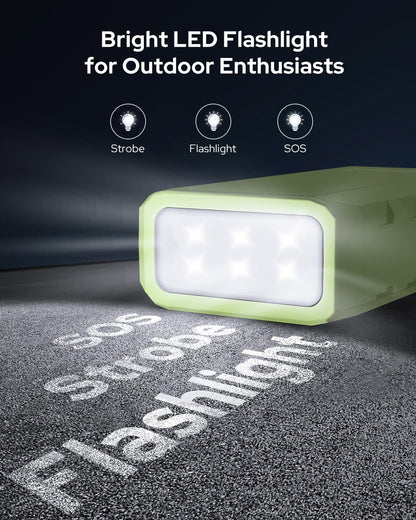 Apowking Portable Power Bank with AC Outlet, 65W Portable Laptop Charger