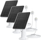 Solar Panel Charger Compatible with Ultra/Ultra 2/Pro 3/Pro 4/Pro 3 Floodlight Security Camera, 5V 4W Solar Panels Charging IP65 Weatherproof w/ 9.8ft Charging Cable Adjustable Wall Mount, 3 Pack
