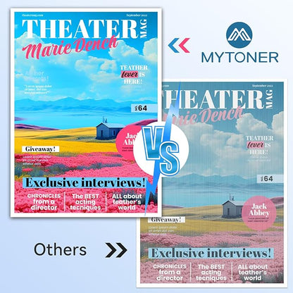 MYTONER 218A Toner Cartridges 4 Pack 3301fdw (with Chip) Replacement for HP 218A W2180A 218X W2180X for Color Laserjet MFP 3301fdw 3301cdw Pro 3201dw 3301sdw Printer Ink Black Cyan Magenta Yellow