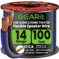 GEARit 14 Gauge Speaker Wire 100FT,14/2 Speaker Cable for Home & Car Audio