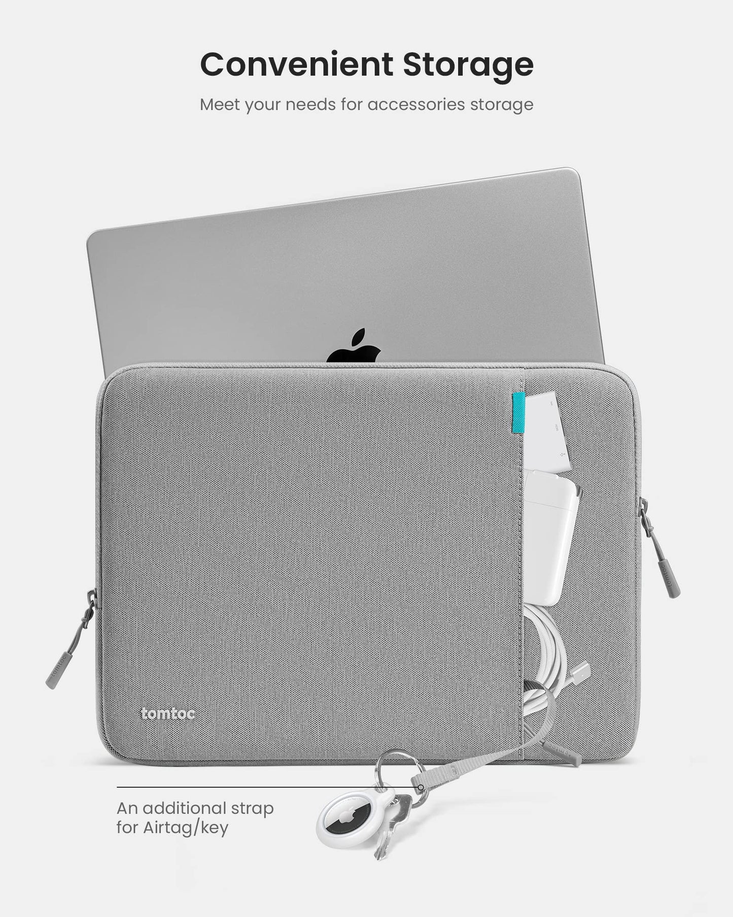 tomtoc 360° Protective Laptop Sleeve for 15-inch MacBook Air M5/A3448 2026