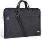 Voova Laptop Bag 17 17.3 Inch Waterproof Laptop Sleeve Case with Shoulder Straps & Handle, Computer Case Cover Slim Briefcase Compatible with 17-18” Hp Dell Asus Acer, Black