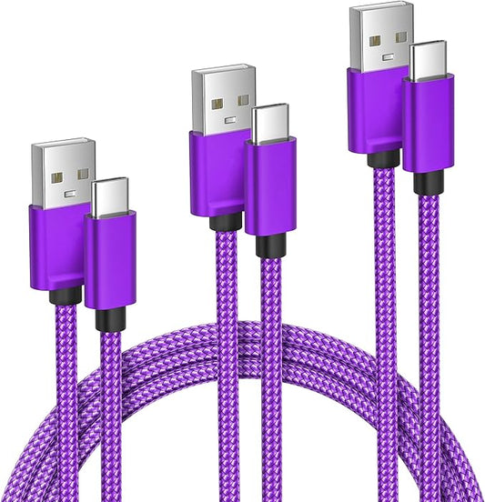 Elebase Charger Cord for AirPods Pro 3, USB A to USB C Cabl (1.5/3.3/6.6FT)