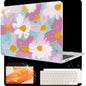 MEEgoodo for MacBook Air 13 inch Case 2021 2020 2019 2018 Released A2337 M1 A2179 A1932 with Touch ID, Plastic Hard Shell & Keyboard Cover Compatible with MacBook Air Case 13.3,Trendy Bow & Hearts