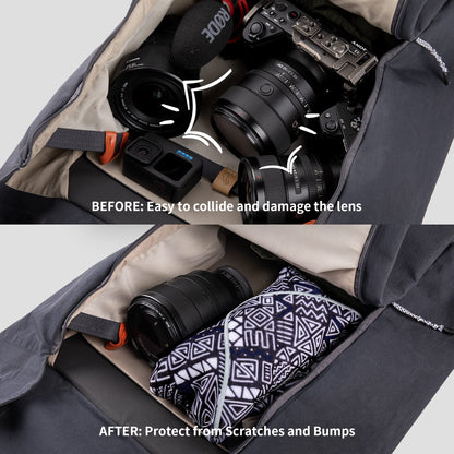 PGYTECH Protective Wrap, Anti-scratch Lens Camera Wrap, Lens protector, Magic Self-Adhesive Cloth Protective Camera Wrapper for DSLR/Phone/Accessories