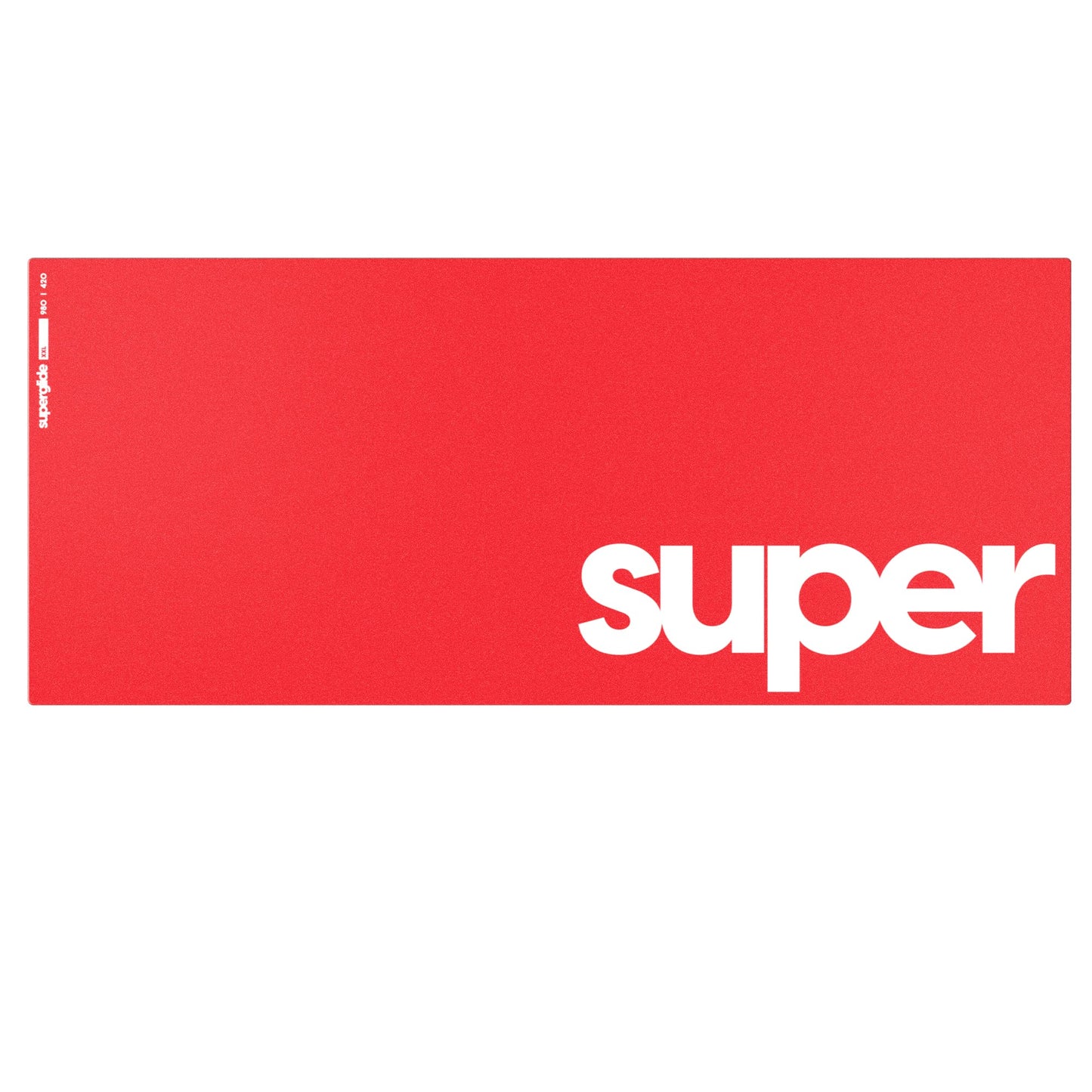 Pulsar Gaming Gears Superglide Pad v1 Glass Mouse Pad, XXL, Red