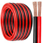 8 Gauge Wire 2 Conductors Copper Wire, 8 AWG Battery Cable Oxygen Free Copper Wire for Solar Panel, Automotive, Trailer, RV and Speaker (8 Gauge 200FT)