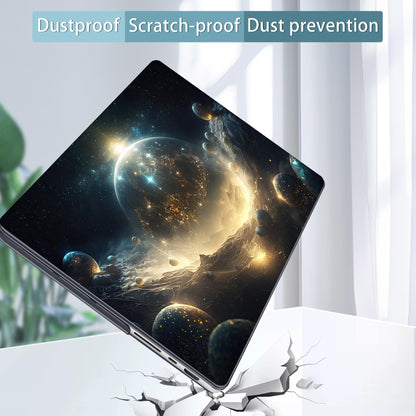 Tuiklol for MacBook Pro 14 Inch Case 2026 2025 2024 2023 2022 2021 Release M5/M4/M3/M2/M1 A2442 Pro/Max,Hard Shell Case with Screen Protector for Touch ID, Birth of Galaxy