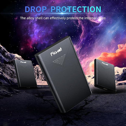 4TB External SSD, Portable SSD, Up to 2000MB/s, USB 3.2 Gen2x2 External Solid State Drives, Compatible with Smart TV, PS5/PS4(Pro), iPhone 15, Xbox, Mac & Windows and Other Devices(FP80)