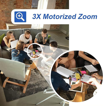 GW Security 64 Channel UltraHD 12MP 6K @ 30FPS Realtime 3X Motorized Zoom PoE Security Camera System with 32 x 12MP IP Two-Way Audio Full-Time Color Night Vision Outdoor/Indoor Smart AI Bullet Cameras
