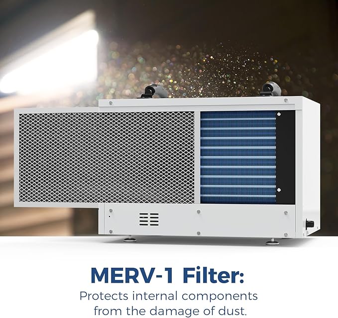 ALORAIR Crawl Space Dehumidifiers 120 PPD Moisture Removal, Crawlspace Dehumidifiers Commercial Dehumidifier for Basement, Auto Defrost, cETL Listed