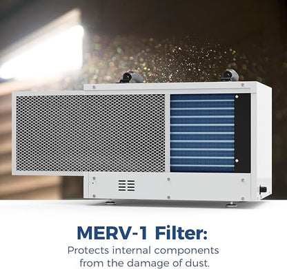ALORAIR Crawl Space Dehumidifiers 120 PPD Moisture Removal, Crawlspace Dehumidifiers Commercial Dehumidifier for Basement, Auto Defrost, cETL Listed