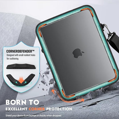 MoKo 12.9 Inch Tablet Sleeve Bag Carrying Case with Pockets Fits iPad Pro 12.9 M2 2022/2021/2020, Surface Laptop Go 12.4", Galaxy Tab S8+/S9+ 12.4" 2022/2023, Light Gray