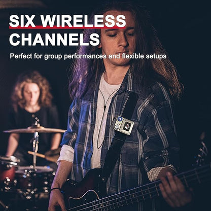 Xvive U45R2 Wireless in-Ear Monitor System Set with One Transmitter and Two Receivers