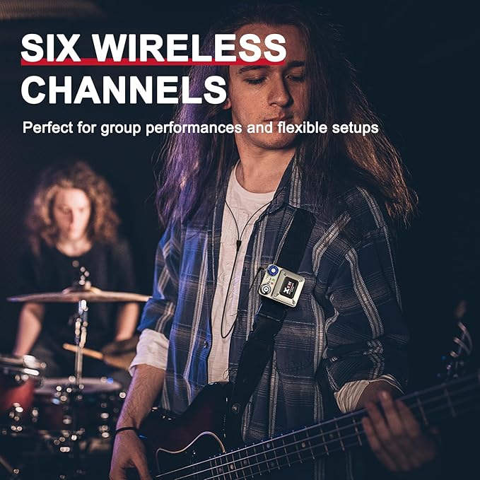 Xvive U45 Wireless in-Ear Monitor System with 5.8GHz Transmitter and Receiver