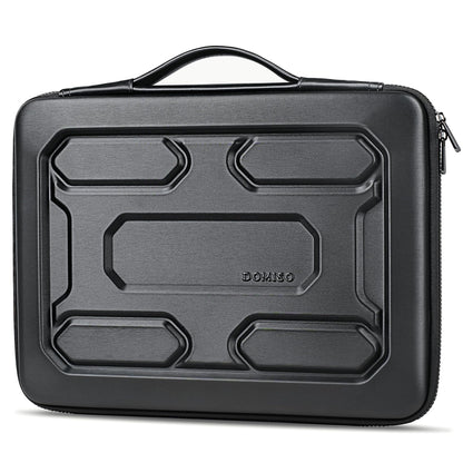 DOMISO 17 inch Laptop Sleeve with Handle Shockproof Computer Bag Waterproof EVA Protective Carrying Case for 17.3" MSI GS73VR Stealth Pro/HP Envy 17/LG Gram 17"/ROG Strix GL702VS, Black