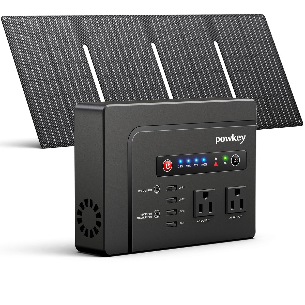 Portable Power Station 200W, Rechargeable Battery Powered with AC Outlet
