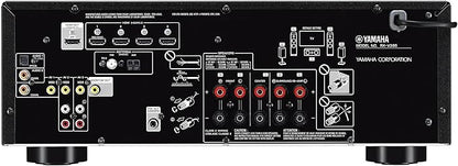 Yamaha Audio YHT-4950U 4K Ultra HD 5.1-Channel Home Theater System with 8" 50W RMS Powered Subwoofer Speakers, True Surround Sound, AV Receiver and Bluetooth Music Streaming Bundle with Accessories