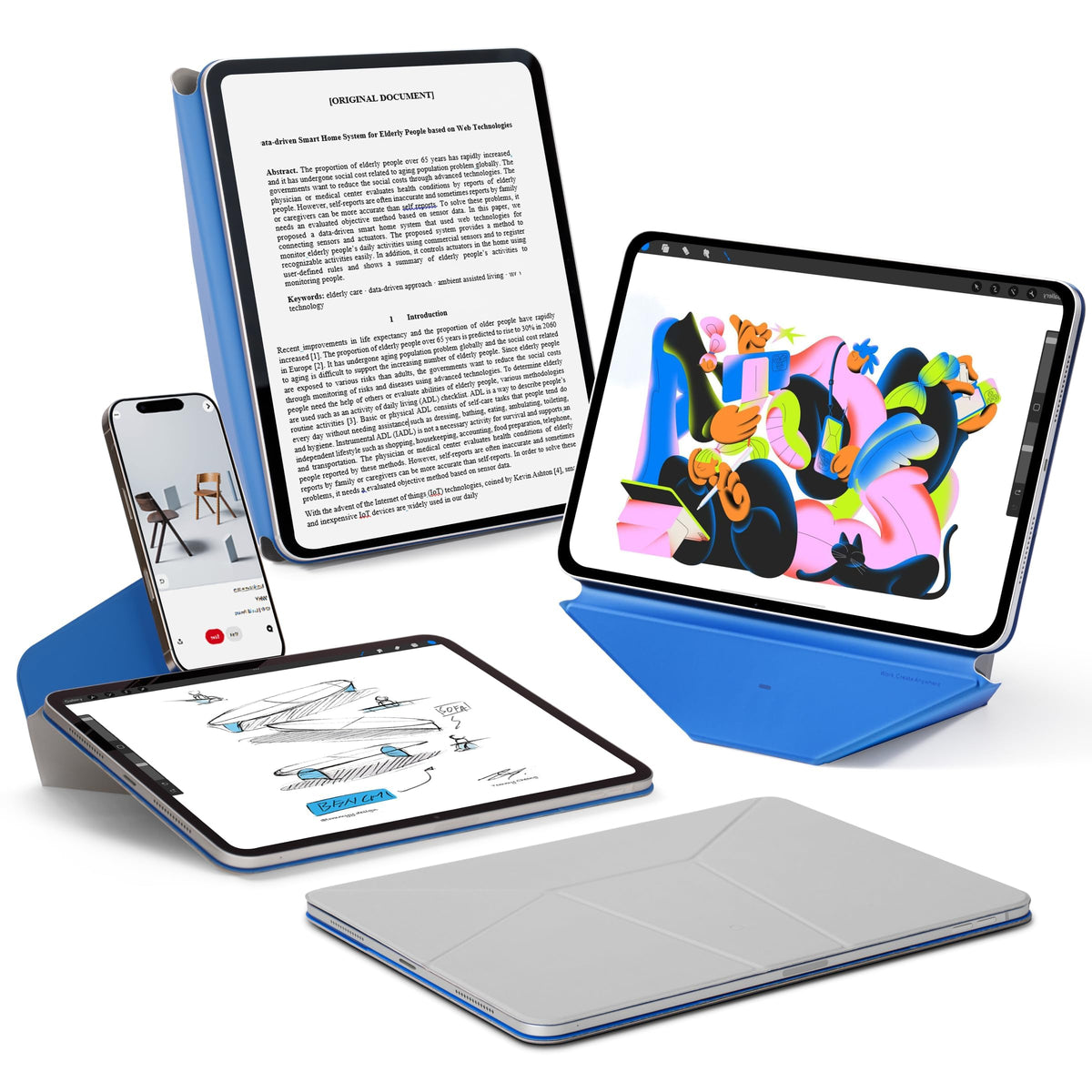MOFT Dynamic Folio Case for iPad Pro 13 Inch M5 2025 & M4 2024