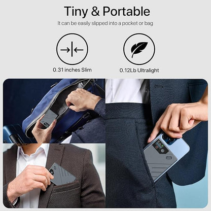 Ai Voice Recorder, Note Voice to Text Recorder W/Magnetic Case, App Control, Transcribe & Summarize with by Chatgpt, Support 112 Languages, 64GB Memory, Audio Recorder for Lectures, Meetings, Calls
