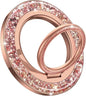 Lamicall Magnetic Twinkle Ring for MagSafe Grip - Stylish Glitter for Mother, Magnet Phone Ring Finger Holder Stand, Upgrade Gear Hinge Mag Safe Accessories for iPhone 16 15 Pro Max, Rose Gold