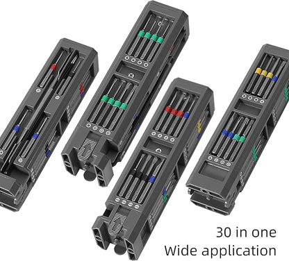 BES 31 in 1 Precision Screwdriver Set,Magnetic Screwdriver Bits,Precision Screwdriver Kit Repair Tools For Iphone, Tablet, Xbox, Ps4, Watch, Eyeglass Repair Tool Kit