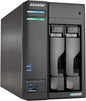 Asustor Lockerstor 2 Gen2 AS6702T - 2 Bay NAS, Quad-Core 2.0 GHz CPU, 4x M.2 NVMe slots (PCIe 3.0), Dual 2.5GbE, 4GB DDR4 RAM, Network Attached Storage (Diskless)