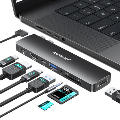 USB C Adapter HDMI USB Multiport Hub, 8 in 2 Accessories MacBook