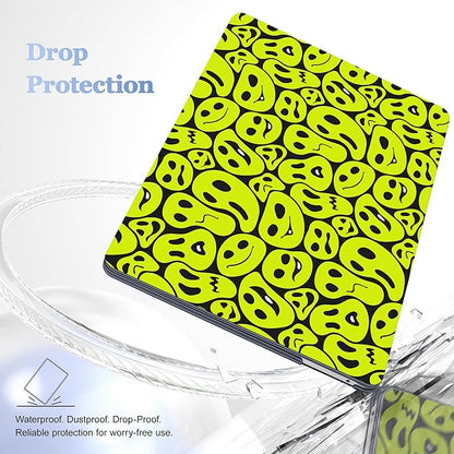 Case for MacBook Pro 13 inch with/Without Touch Bar (2016-2022, M2 A2338 M1 A2289 A2251 A2159 A1989 A1706 A1708), Hard Shell + Keyboard Cover + Dust Plug, Distorted Emoticon