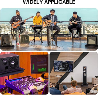 Starfavor Subwoofer Isolation Pad for 8-10 inches Subwoofers,15"*15"*2.1"Isolation Platform Acoustic Riser Pad,Audio Acoustic Noise Isolation Platform Pads for Studio Monitor,Subwoofer,Loud Speakers