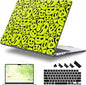Case for MacBook Air 15 Inch 2025 2024 2023 Release M4 A3241 M3 A3114 M2 A2941, Hard Shell with Screen Protector & Keyboard Cover, Compatible with Touch ID, Distorted Emoticon