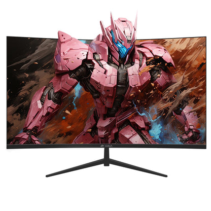 CRUA 32" FHD 200Hz Curved Gaming Monitor, 1800R, AMD FreeSync, Black