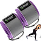 Ankle Straps for Cable Machines, Adjustable Cuffs, Gray/Pink, 2 Pack