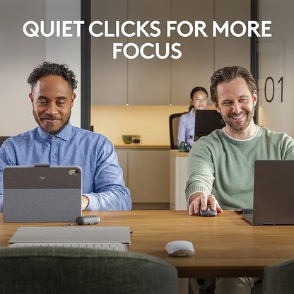 Logitech MX Anywhere 3S Compact Wireless Mouse, Fast Scrolling, 8K DPI Any-Surface Tracking, Quiet Clicks, Programmable Buttons, USB C, Bluetooth, Windows PC, Linux, Chrome, Mac - Rose